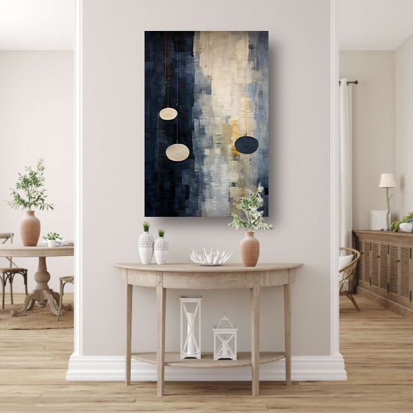 Drie cirkels, minimalistische muurdecoratie poster