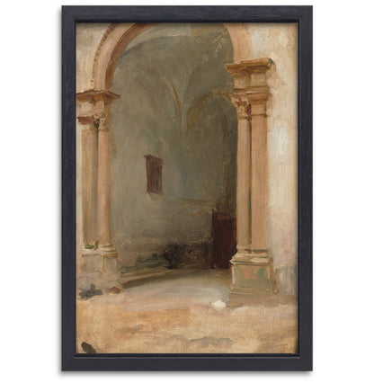 Een boog - John Singer Sargent canvas met baklijst