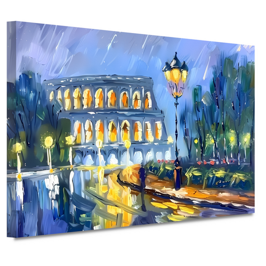 Colosseum Nachtlandschap canvas