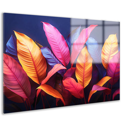Abstract Bladeren Compositie acrylglas