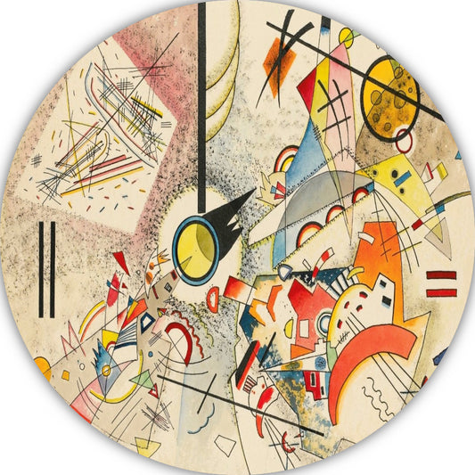 Ongetiteld - Wassily Kandinksy aluminium muurcirkel
