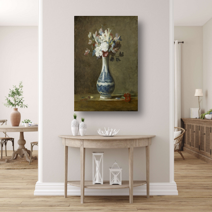 Een vaas met bloemen - Jean-Baptiste-Siméon Chardin Acrylglas