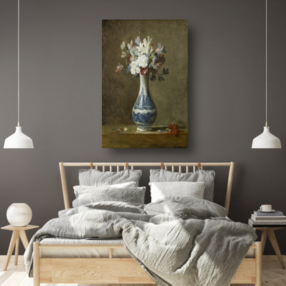 Een vaas met bloemen - Jean-Baptiste-Siméon Chardin Acrylglas