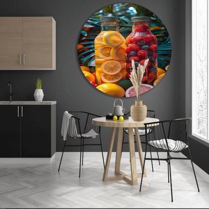 Fruitinfuus met Citroen en Bessen forex muurcirkel