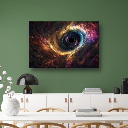 Zwart Gat in Sterrenstelsel canvas