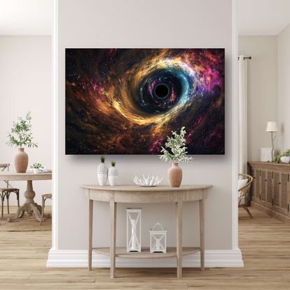 Zwart Gat in Sterrenstelsel canvas