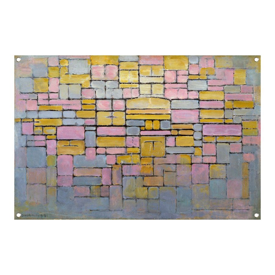Tableau No. 2 - Piet Mondriaan tuinposter