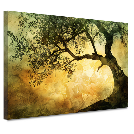 Zonnebloemenboom van Van Gogh canvas