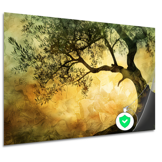 Zonnebloemenboom van Van Gogh poster