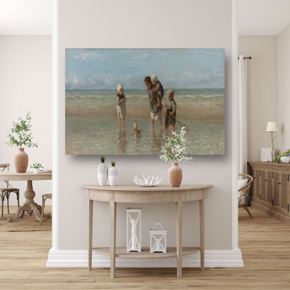 Kinderen der Zee - Jozef Israëls acrylglas