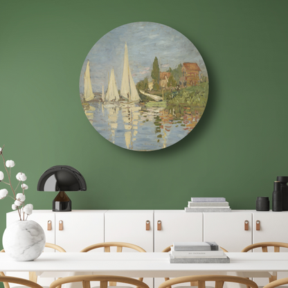 Regattas in Argenteuil - Claude Monet forex muurcirkel