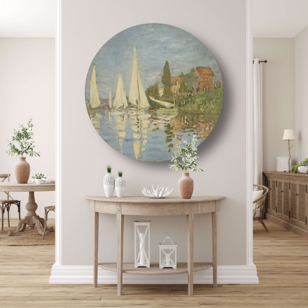 Regattas in Argenteuil - Claude Monet forex muurcirkel