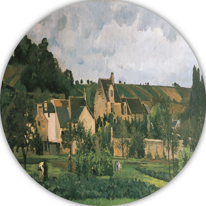 De Hermitage in Pontoise - Camille Pissarro forex muurcirkel