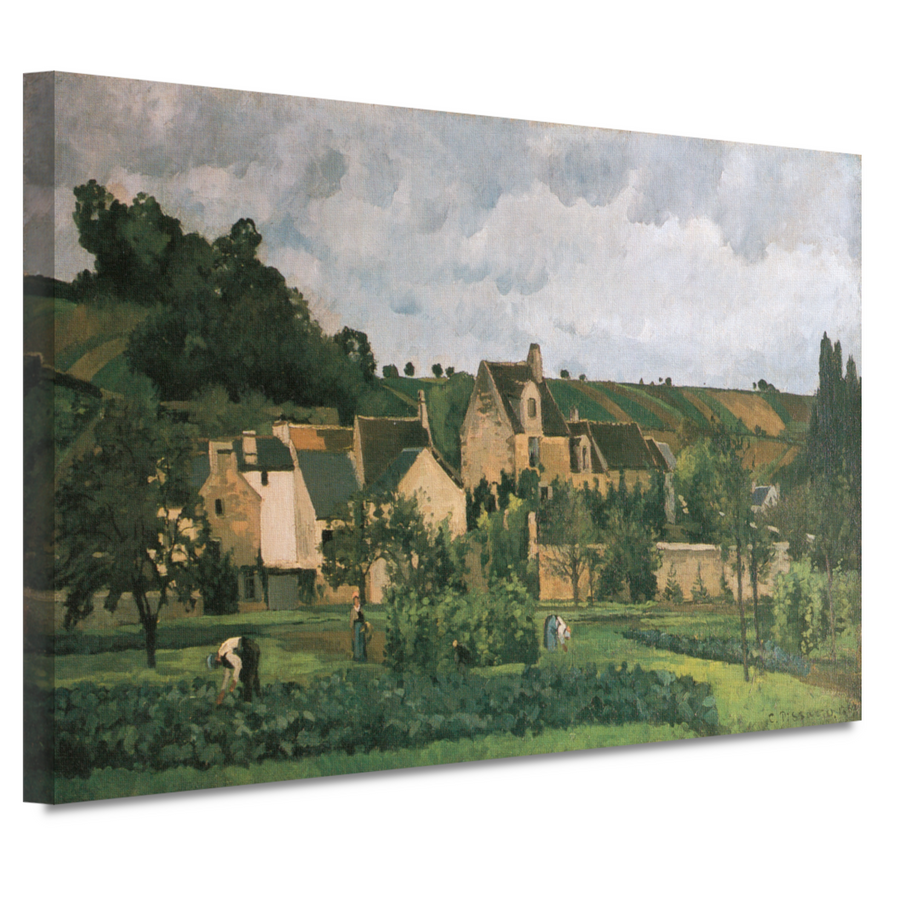 De Hermitage in Pontoise - Camille Pissarro canvas
