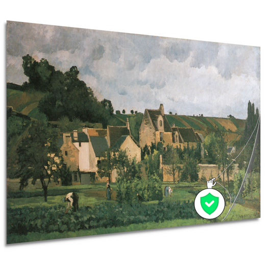De Hermitage in Pontoise - Camille Pissarro poster