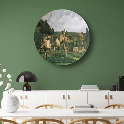 De Hermitage in Pontoise - Camille Pissarro forex muurcirkel