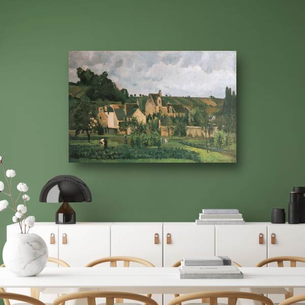 De Hermitage in Pontoise - Camille Pissarro poster