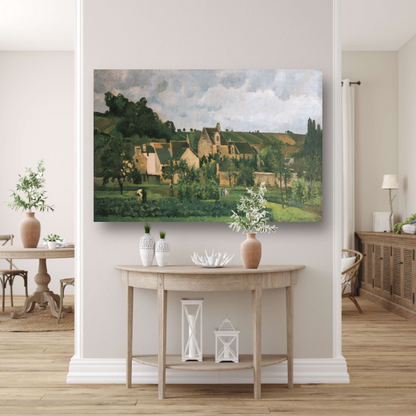 De Hermitage in Pontoise - Camille Pissarro poster