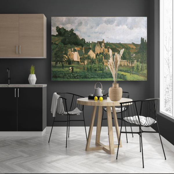 De Hermitage in Pontoise - Camille Pissarro poster