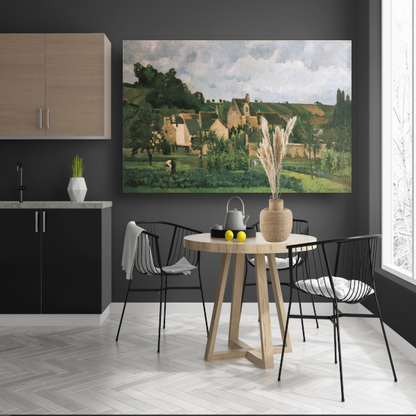 De Hermitage in Pontoise - Camille Pissarro poster