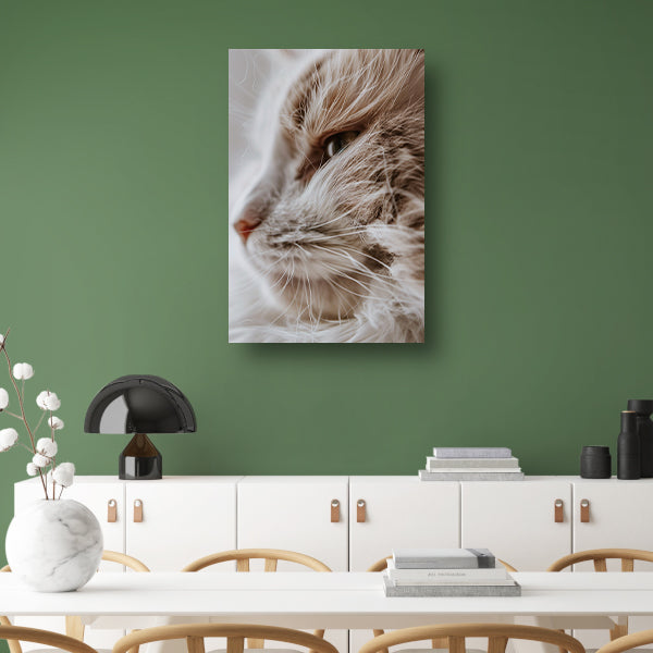 Close-up portret van een kat poster