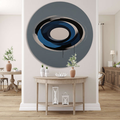 Minimalistische Abstracte Cirkels in Monochrome Tinten forex muurcirkel