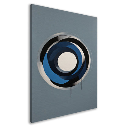 Minimalistische Abstracte Cirkels in Monochrome Tinten canvas
