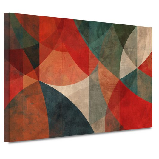 Primaire Kleuren Cirkels canvas