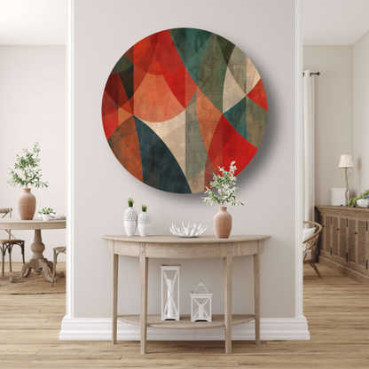 Primaire Kleuren Cirkels aluminium muurcirkel
