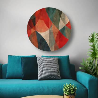Primaire Kleuren Cirkels aluminium muurcirkel