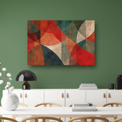 Primaire Kleuren Cirkels canvas