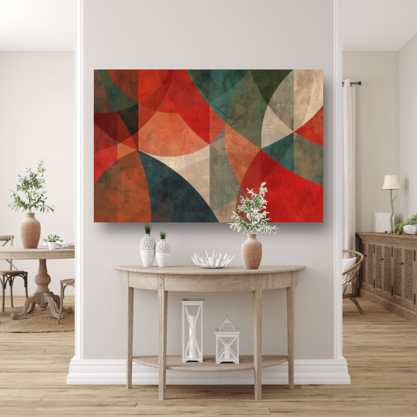 Primaire Kleuren Cirkels canvas