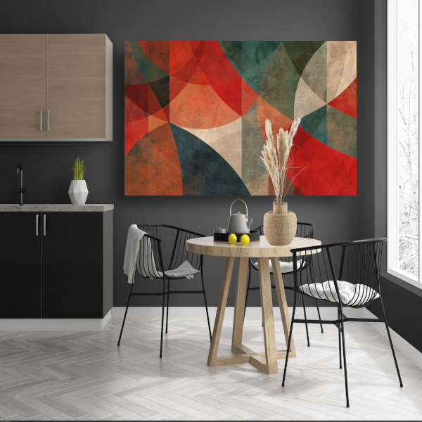 Primaire Kleuren Cirkels canvas