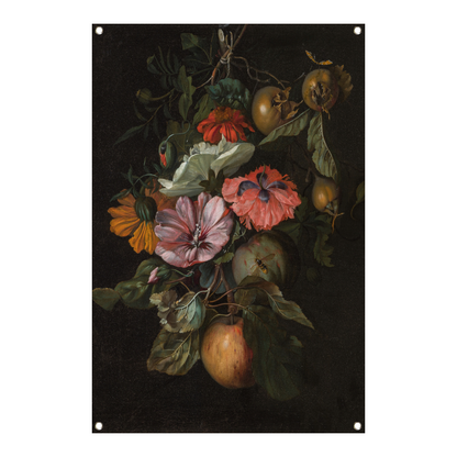 Festoen van vruchten en bloemen - Rachel Ruysch tuinposter