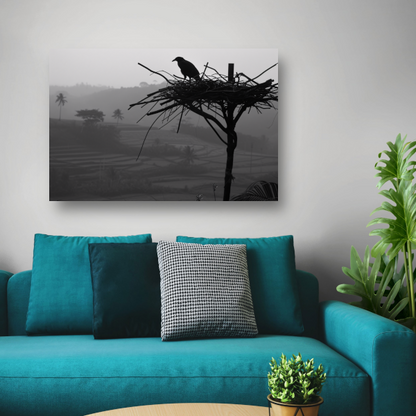 Klassieke Vogelnest in Boom acrylglas