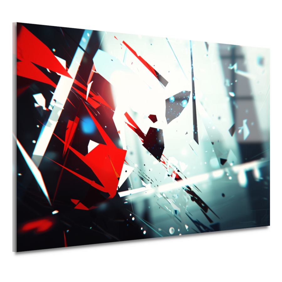 Gebroken glas abstract acrylglas