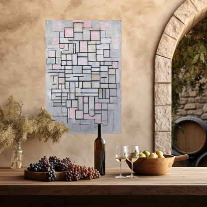 Composition No. IV - Piet Mondrian tuinposter