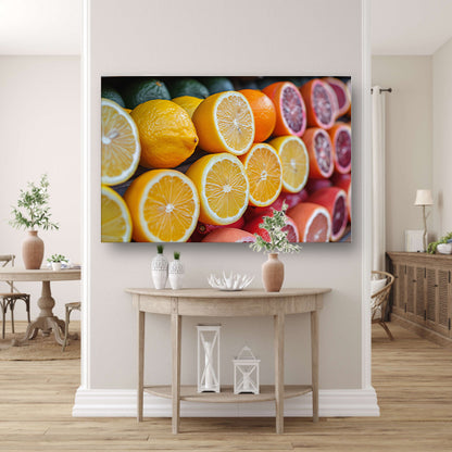 Citrusvruchtenstilleven canvas