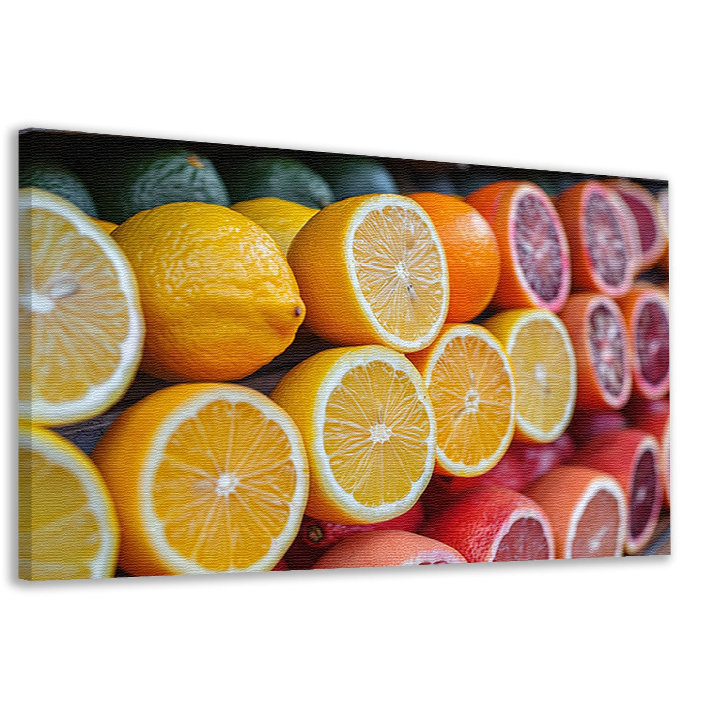 Citrusvruchtenstilleven canvas