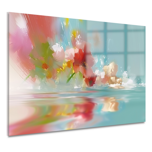 Abstracte Lijnen Compositie acrylglas