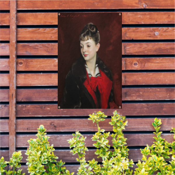 Portret van mevrouw Suzanne Poirson - John Singer Sargent tuinposter