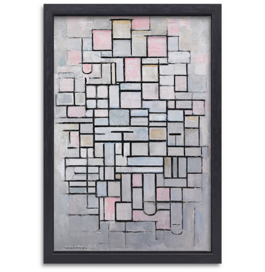 Composition No. IV - Piet Mondrian canvas met baklijst