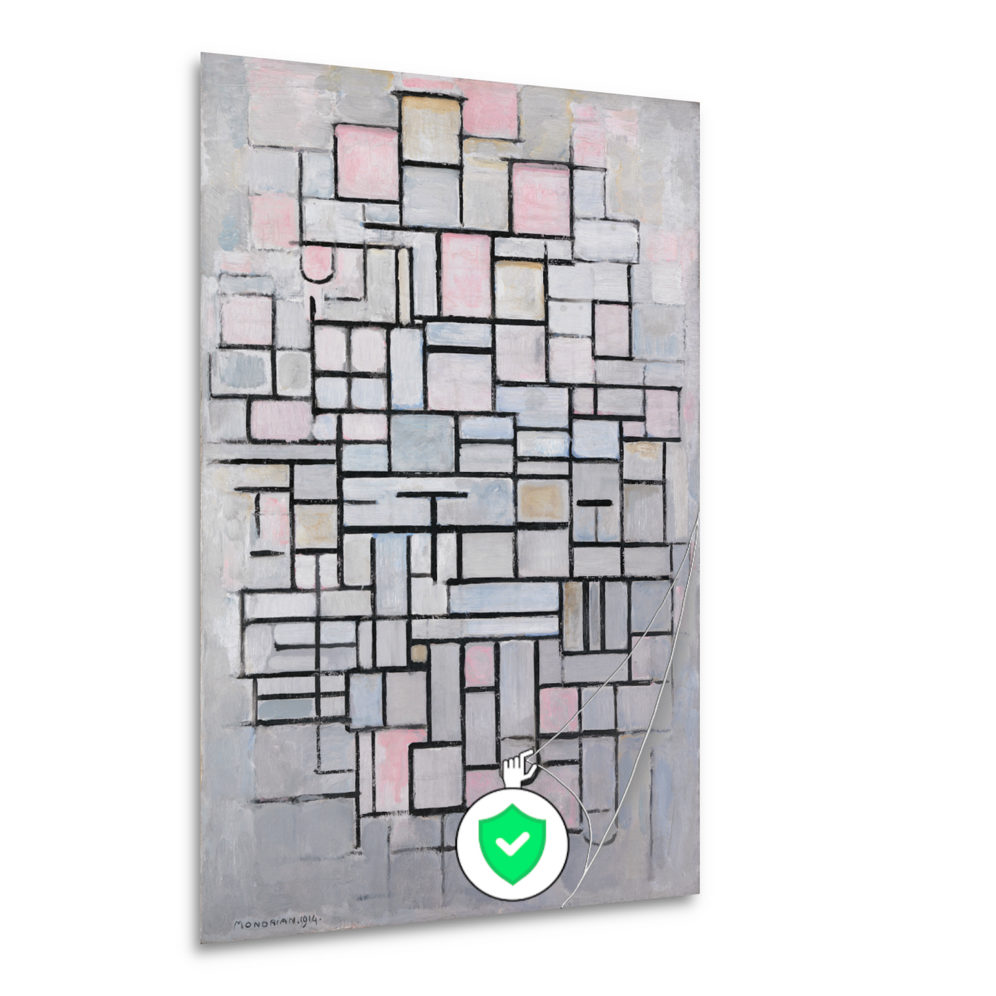 Composition No. IV - Piet Mondrian poster