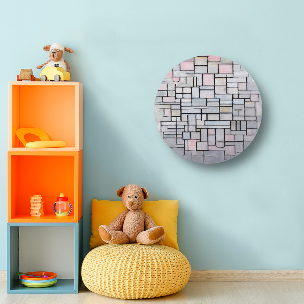 Composition No. IV - Piet Mondrian forex muurcirkel