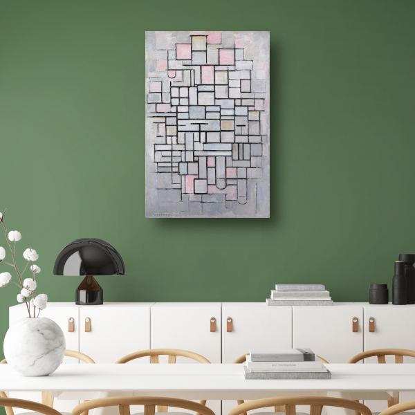 Composition No. IV - Piet Mondrian canvas met baklijst