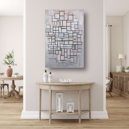 Composition No. IV - Piet Mondrian canvas met baklijst
