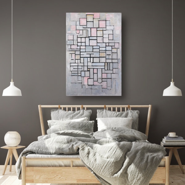 Composition No. IV - Piet Mondrian canvas met baklijst
