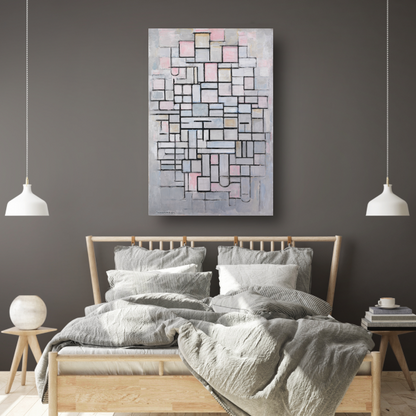 Composition No. IV - Piet Mondrian canvas met baklijst