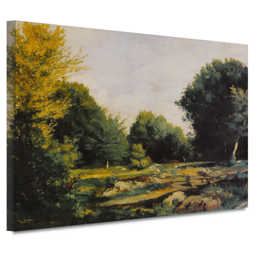 De weide - Pierre-Auguste Renoir canvas