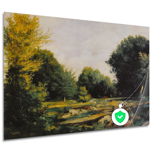 De weide - Pierre-Auguste Renoir poster
